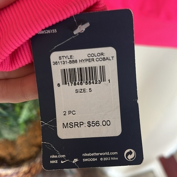 Brand New Nike Pink & Blue Tracksuit Zip Up Jacket Track Pants Sporty Activewear - Picture 6 of 16